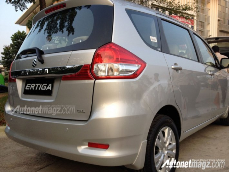 Suzuki Ertiga facelift xuất hiện ở Indonesia