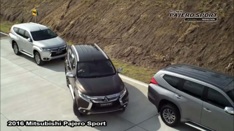 Bộ ảnh và video chính thức của Mitsubishi Pajero Sport 2016