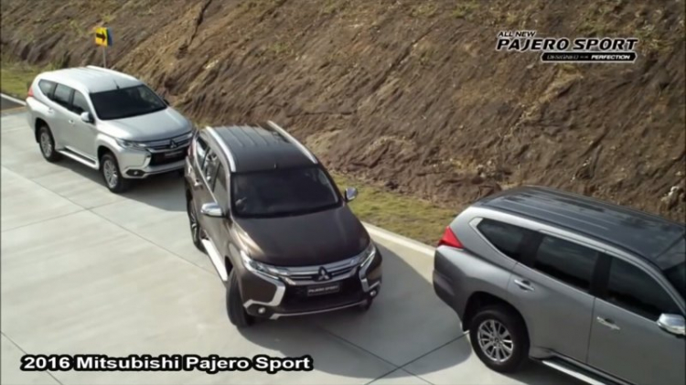 Bộ ảnh và video chính thức của Mitsubishi Pajero Sport 2016