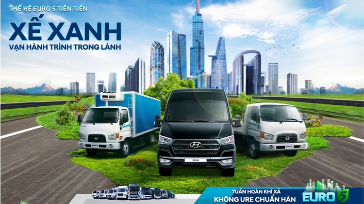 Hyundai Thành Công giới thiệu loạt xe thương mại chuẩn Euro 5