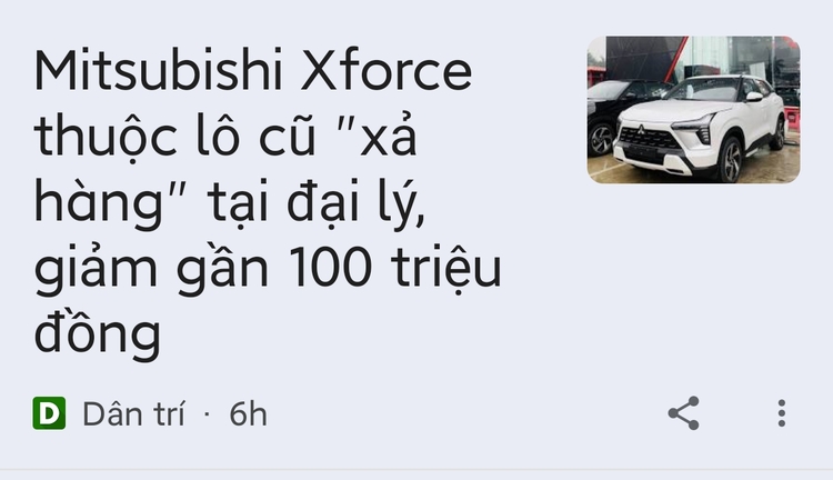 Mitsubishi Xforce Ultimate có giá 705 triệu đồng, sở hữu loạt trang bị đáng giá