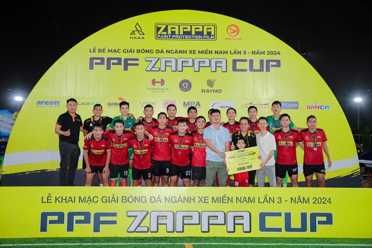 Giải Bóng Đá Ngành Xe Miền Nam PPF ZAPPA CUP 2024 đã tìm ra nhà vô địch