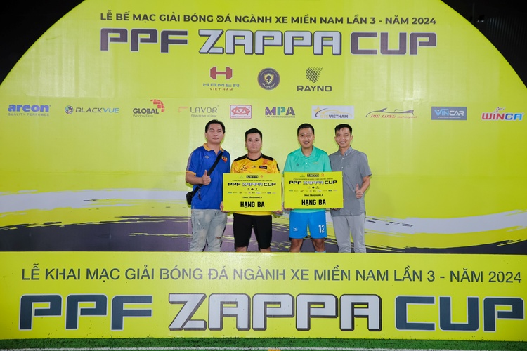 Giải Bóng Đá Ngành Xe Miền Nam PPF ZAPPA CUP 2024 đã tìm ra nhà vô địch