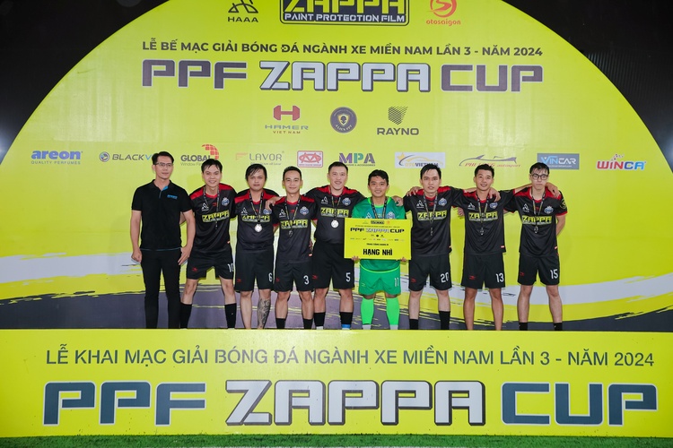 Giải Bóng Đá Ngành Xe Miền Nam PPF ZAPPA CUP 2024 đã tìm ra nhà vô địch