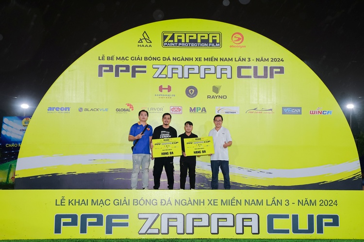 Giải Bóng Đá Ngành Xe Miền Nam PPF ZAPPA CUP 2024 đã tìm ra nhà vô địch