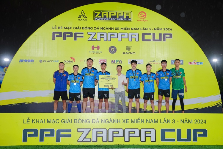 Giải Bóng Đá Ngành Xe Miền Nam PPF ZAPPA CUP 2024 đã tìm ra nhà vô địch