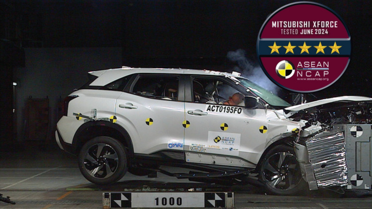 Sau thử nghiệm an toàn của ASEAN NCAP, Mitsubishi Xforce 2024 đạt chuẩn 5 sao