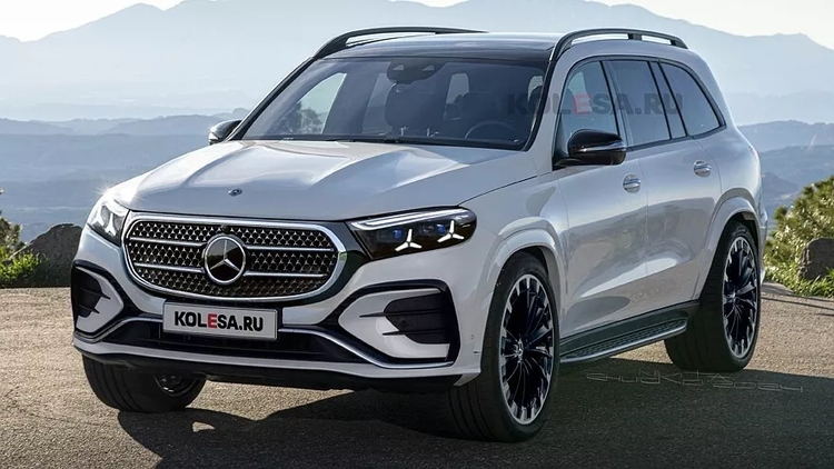 Xem trước Mercedes-Benz GLS 2026 với thiết kế mới, đèn pha LED đồ họa lạ mắt