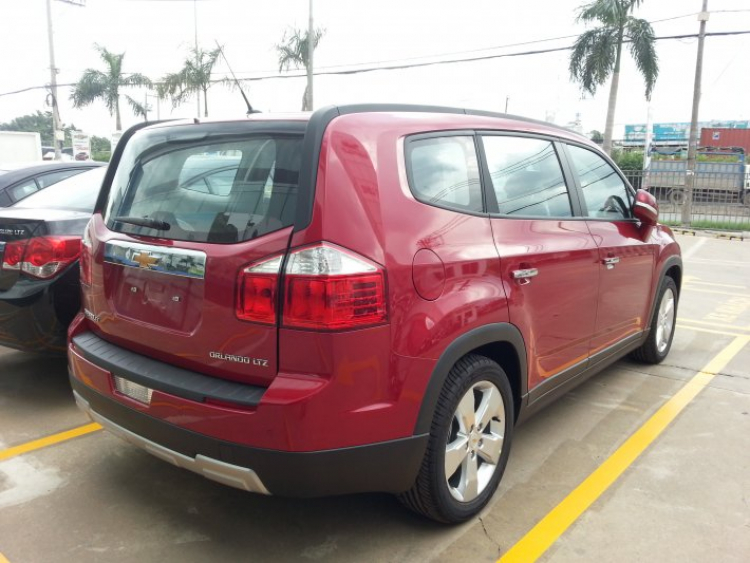 Nhiều điểm mới hấp dẫn trên Chevrolet Orlando 2015