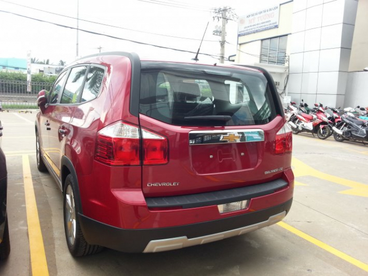 Nhiều điểm mới hấp dẫn trên Chevrolet Orlando 2015