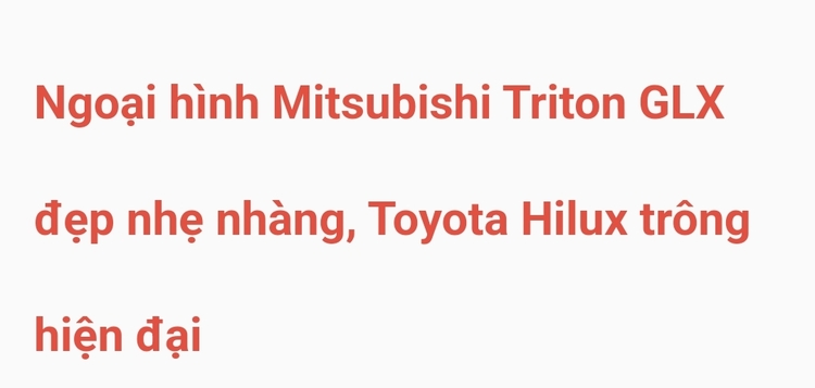 So sánh bản tiêu chuẩn Mitsubishi Triton 2024 và Toyota Hilux 2024: Chênh 41 triệu mua bán tải 4x2 AT nào? So sánh bản tiêu chuẩn Mitsubishi Triton 2024 và Toyota Hilux 2024: Chênh 41 triệu mua bán tải 4x2 AT nào?