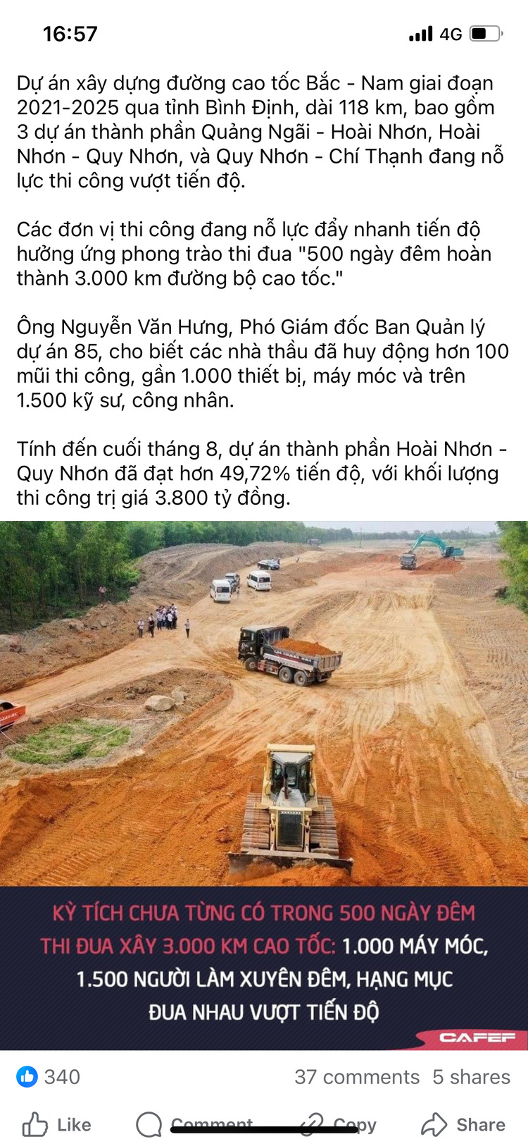 Cập nhật về đường bộ cao tốc Bắc-Nam, giấc mơ xuyên Việt trở nên dễ dàng hơn