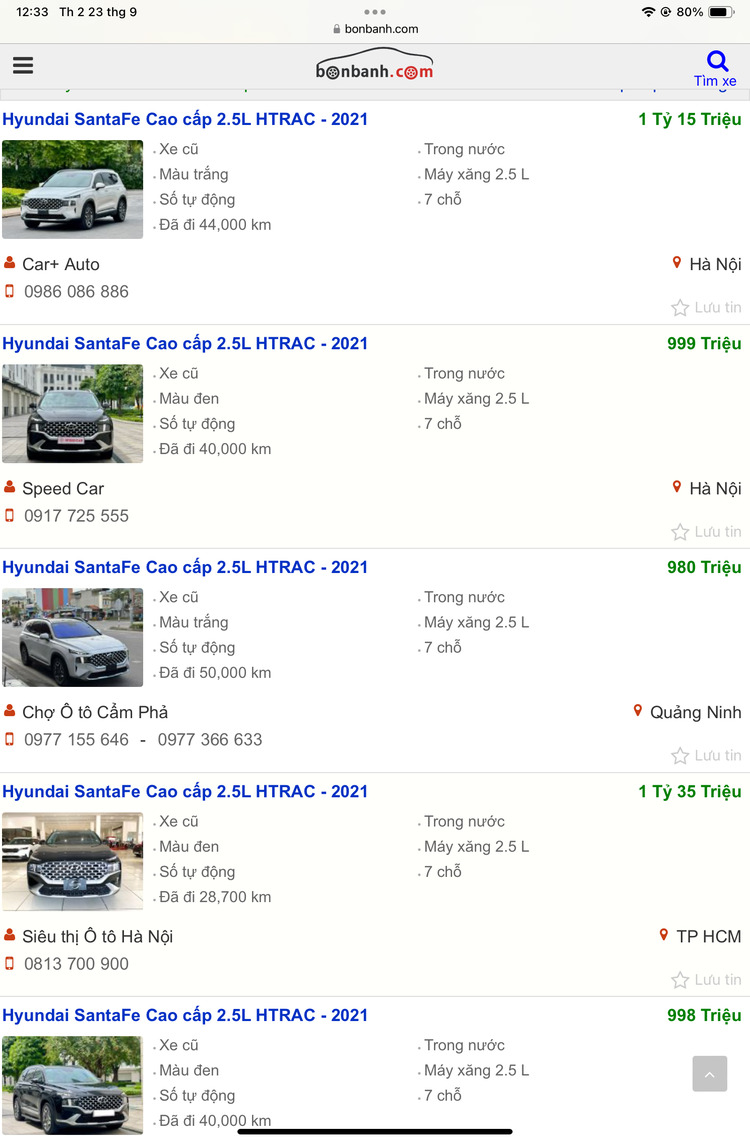 So sánh Hyundai Santa Fe 2025 và Ford Everest 2024 phiên bản cao nhất: Chênh 180 triệu chọn xe nào? So sánh Hyundai Santa Fe 2025 và Ford Everest 2024 phiên bản cao nhất: Chênh 180 triệu chọn xe nào?