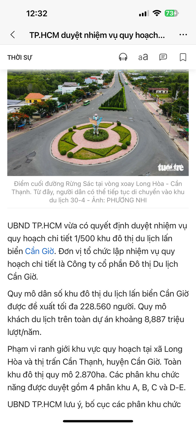 Cập nhật tình hình đất Huyện Cần Giờ