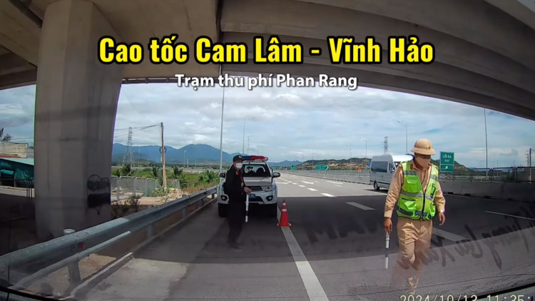 Xe dùng cruise control 90km/h nhưng CSGT cao tốc Cam Lâm - Vĩnh Hảo thông báo quá tốc độ 100km/h