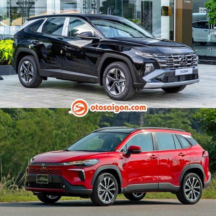 So sánh Hyundai Tucson 2.0 Xăng đặc biệt và Toyota Corolla Cross V: Lựa chọn xe nào khi chênh nhau 39 triệu đồng?