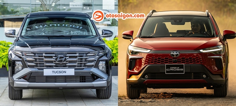 So sánh Hyundai Tucson 2.0 Xăng đặc biệt và Toyota Corolla Cross V: Lựa chọn xe nào khi chênh nhau 39 triệu đồng?