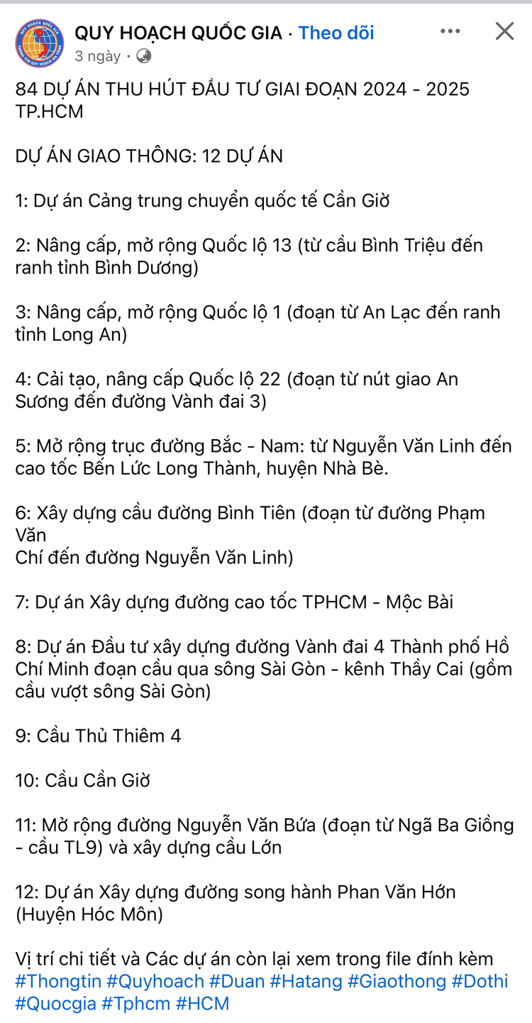 Cập nhật tình hình đất Huyện Cần Giờ