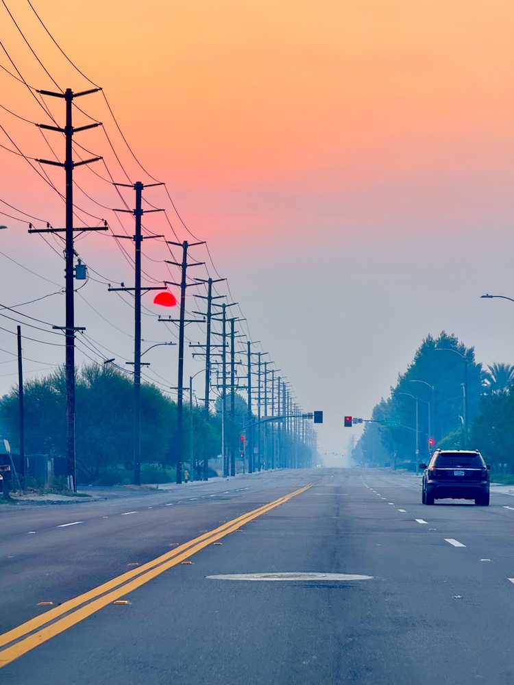 Sau cháy rừng ở California