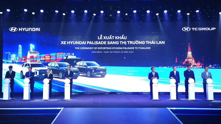 Hyundai Thành Công "lội ngược dòng", xuất khẩu hơn 100 chiếc Hyundai Palisade sang Thái Lan