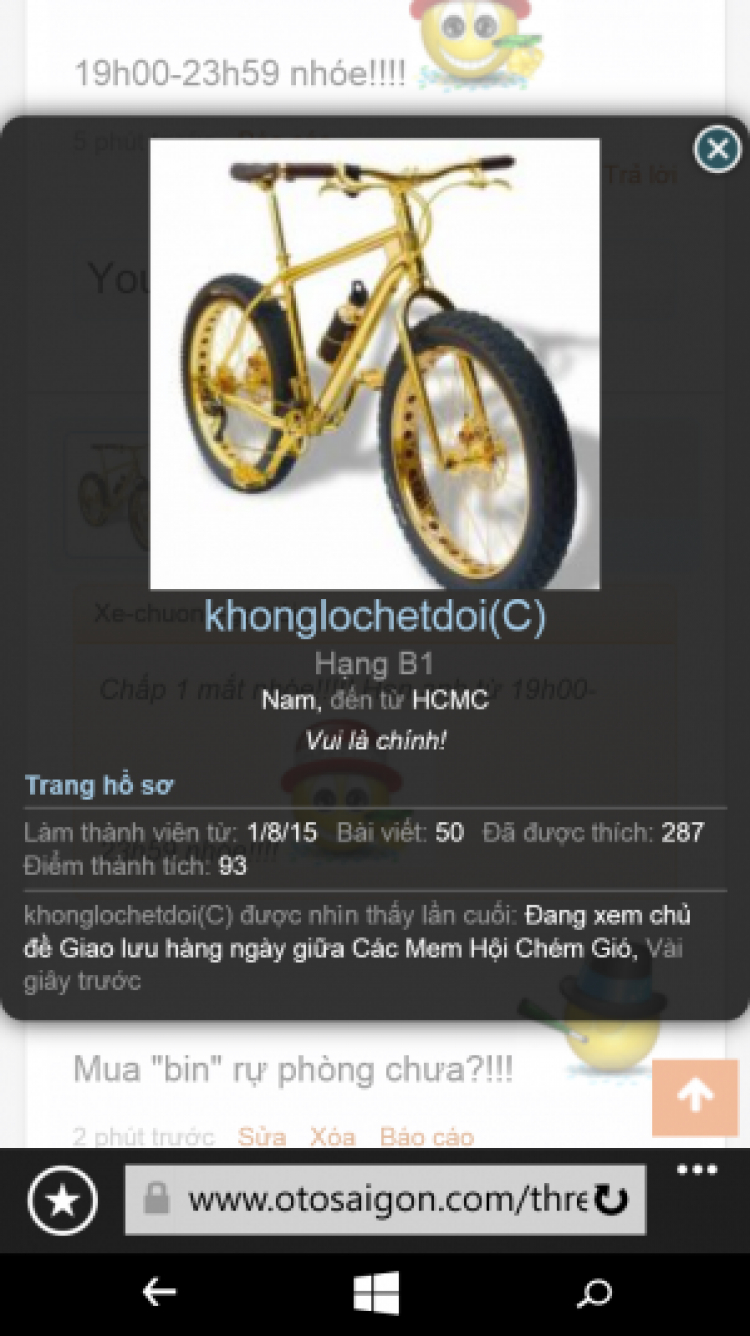Giao lưu hàng ngày giữa Các Mem Hội Chém Gió