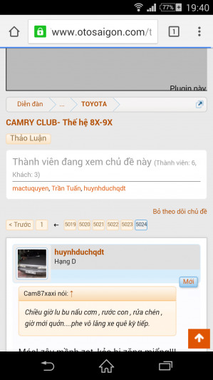 Anh em Camry 87-91 vô đây chơi