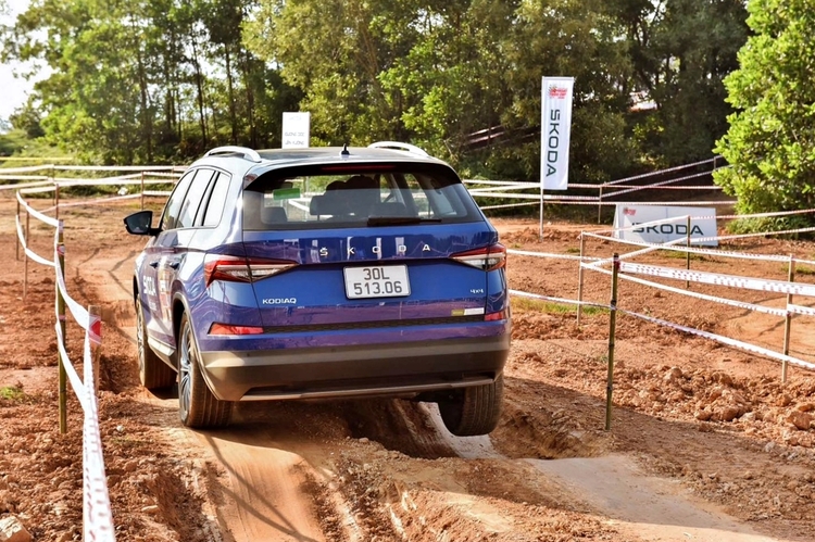 Skoda Kodiaq offroad ấn tượng tại Giải đua địa hình VOC 2024