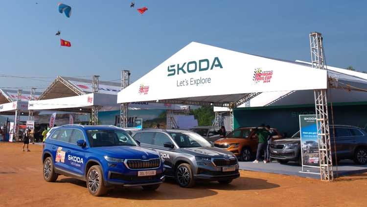 Skoda Kodiaq offroad ấn tượng tại Giải đua địa hình VOC 2024