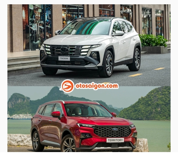 So sánh Hyundai Tucson 1.6 T-GDi và Ford Territory Titanium X: Lựa chọn nào khi chênh lệch 50 triệu đồng?