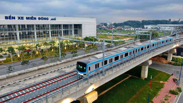 TP.HCM: Tuyến metro số 1 chạy thử nghiệm 100% công suất như chạy thương mại