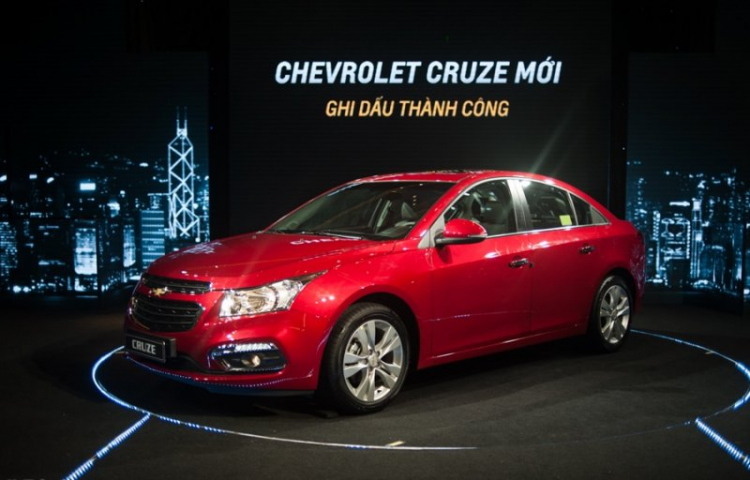 Chính thức ra mắt Chevrolet Cruze 2015 với thiết kế mới, bổ sung công nghệ