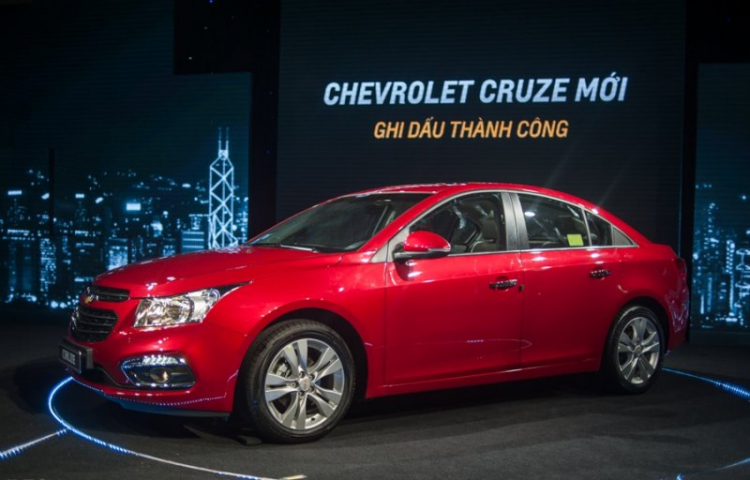 Chính thức ra mắt Chevrolet Cruze 2015 với thiết kế mới, bổ sung công nghệ