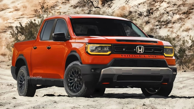 Mẫu bán tải Honda Ridgeline thế hệ mới có thể chia sẻ thiết kế mẫu SUV Passport 2026 vừa ra mắt