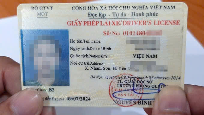 Người lái xe phải thi lại lý thuyết ngay khi giấy phép hết hạn