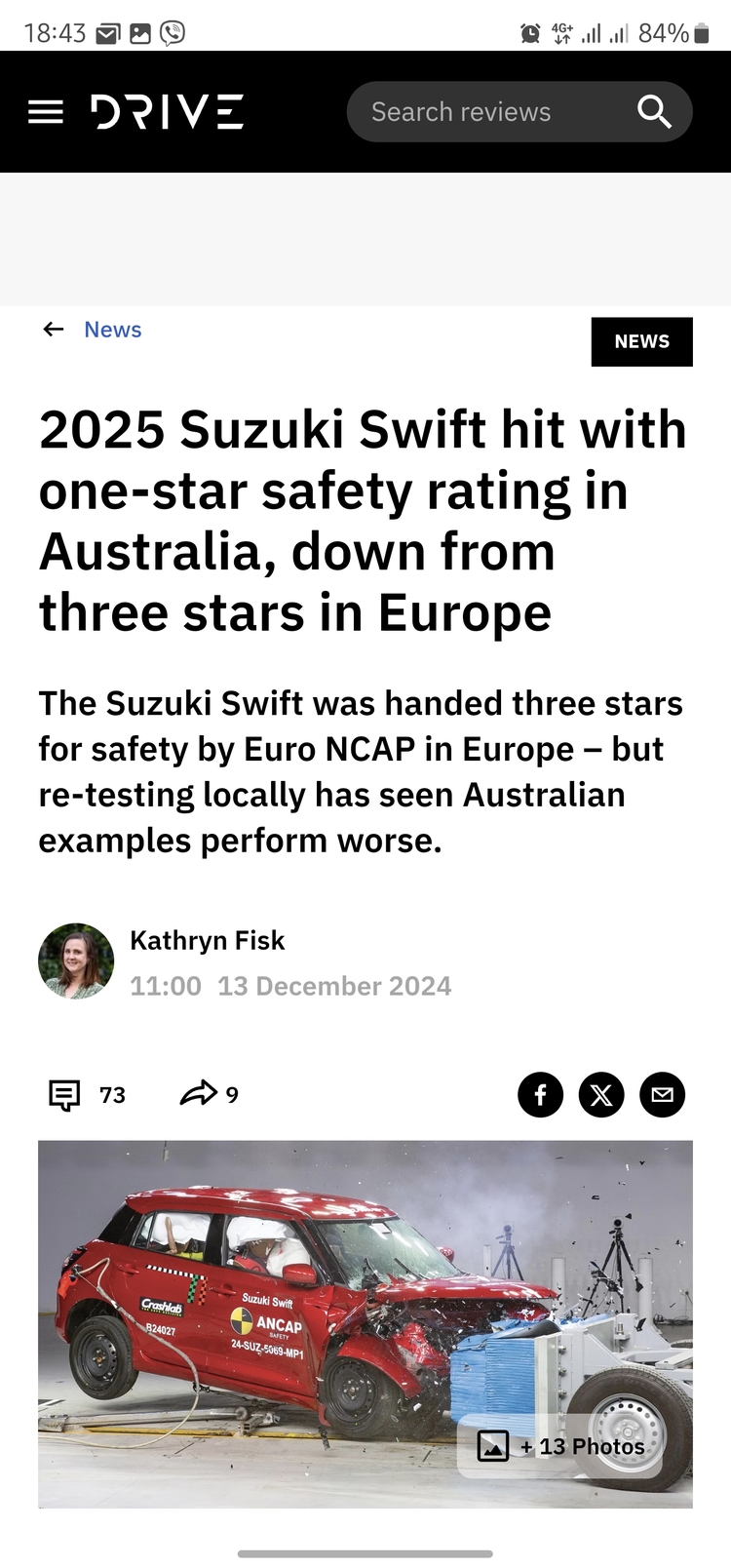 Suzuki ra mắt phiên bản đặc biệt Swift Sport ZC33S Final Edition Suzuki ra mắt phiên bản đặc biệt Swift Sport ZC33S Final Edition