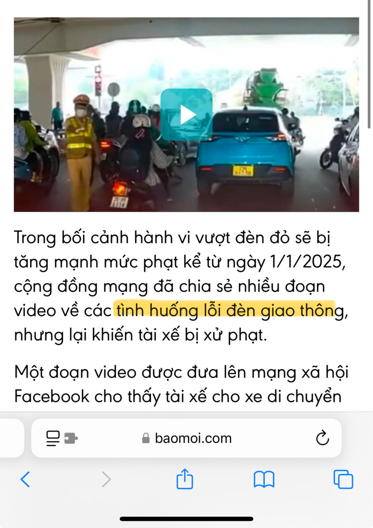 Vượt đèn đỏ bị phạt 20 triệu đồng, từ 1/1/2025 có lỗi giao thông tăng 50 lần mức phạt đối với ô tô Vượt đèn đỏ bị phạt 20 triệu đồng, từ 1/1/2025 có lỗi giao thông tăng 50 lần mức phạt đối với ô tô