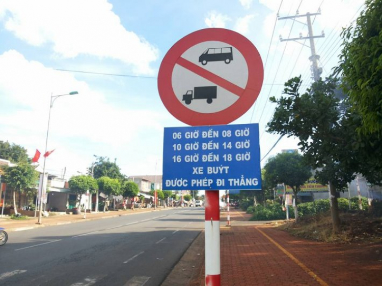 Biển cấm theo giờ