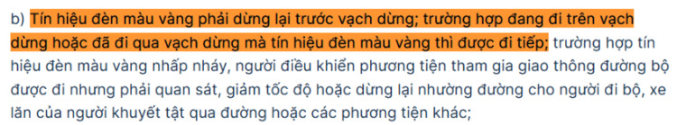 Hiểu cho đúng về đèn vàng trong luật giao thông đường bộ