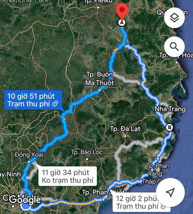 Saigon - Kon Tum đi đường nào khỏe?