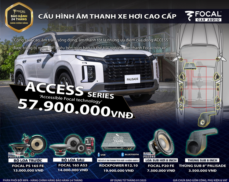 Giải Pháp Nâng Cấp Âm Thanh Trên Hyundai Palisade