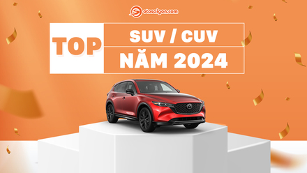 Top CUV/SUV bán chạy tại Việt Nam năm 2024: Mazda CX-5 dẫn đầu, Mitsubishi Xforce bám sát