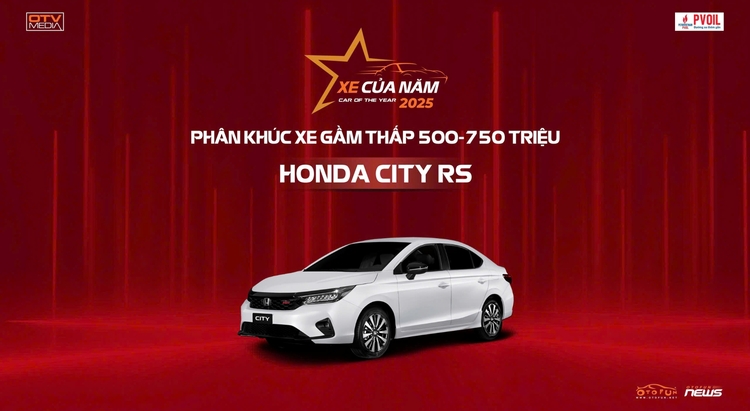 Bộ đôi Honda Civic và City thắng nhiều giải thưởng tại XE CỦA NĂM 2025