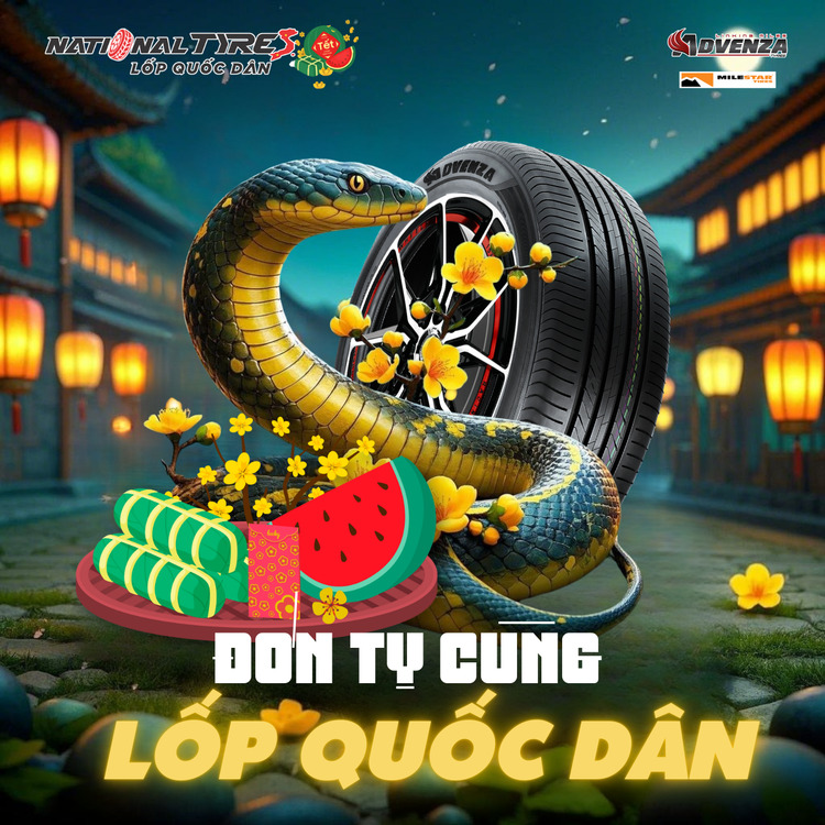 Lốp Quốc Dân - Advenza, Milestar. Hệ thống TPHCM