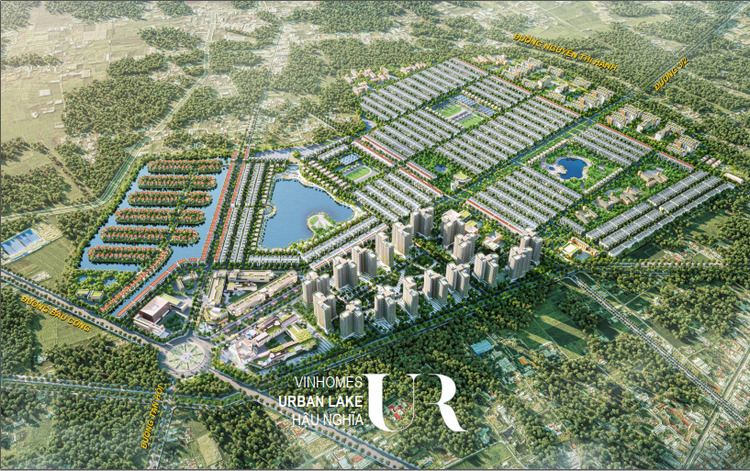 Phối cảnh tổng thể Vinhomes Urban Lake