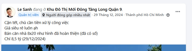 Góc xin tư vấn mua đất ở quận 9