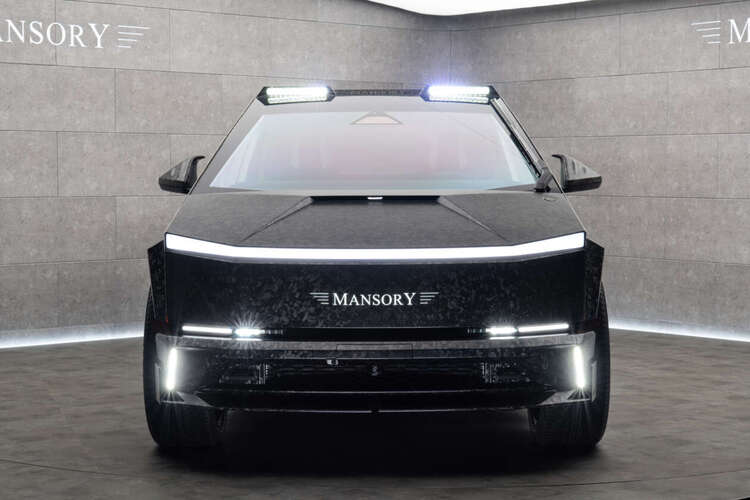 Mansory "hồ biến" siêu bán tải điện Tesla Cybertruck thành bản độ đầy carbon, bộ mâm  tới 26 inch