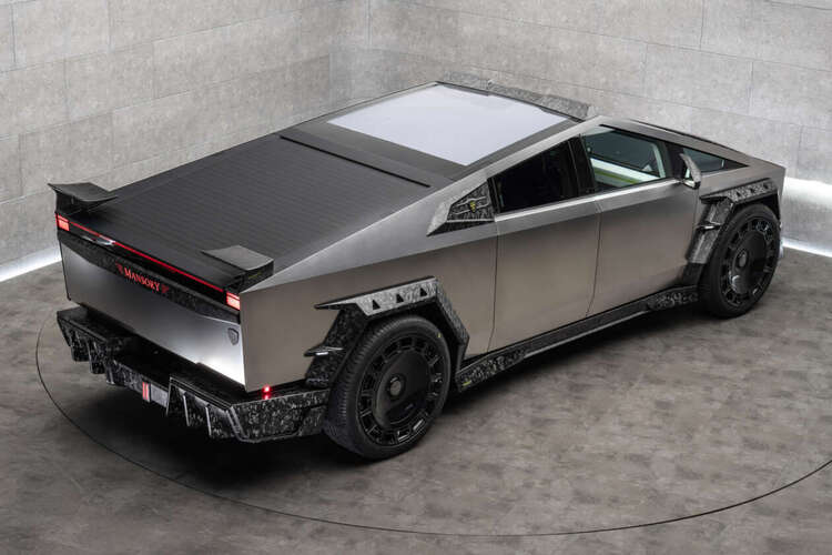 Mansory "hồ biến" siêu bán tải điện Tesla Cybertruck thành bản độ đầy carbon, bộ mâm  tới 26 inch