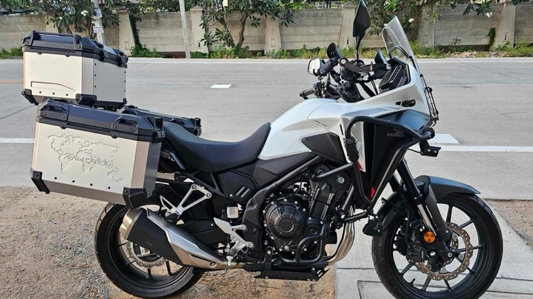 Có nên lắp thùng nhôm cho xe mô tô Honda NX500