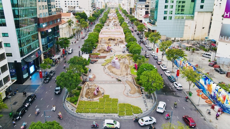 TP.HCM cấm phương tiện lưu thông vào đường Nguyễn Huệ để phục vụ Lễ hội Áo dài