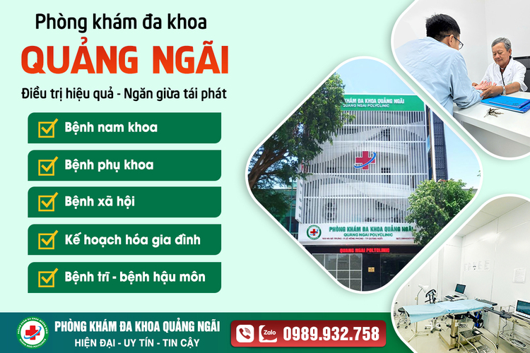 Các gói ưu đãi giảm giá lớn tại Phòng khám Đa khoa Quảng Ngãi - 188 Hai Bà Trưng, Phường Lê Hồng Phong